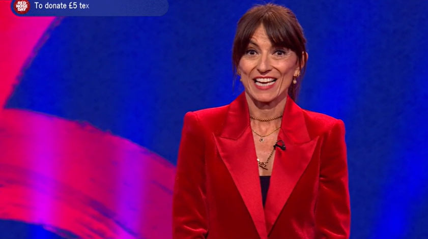 Davina McCall disse ao Comic Relief